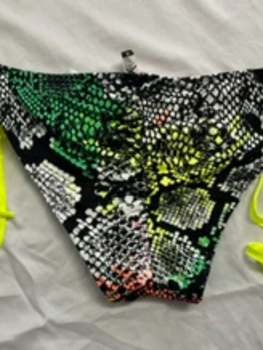 FOX Racing Multi-String Tie Bikini Bottom with Reptile Print | X-Large